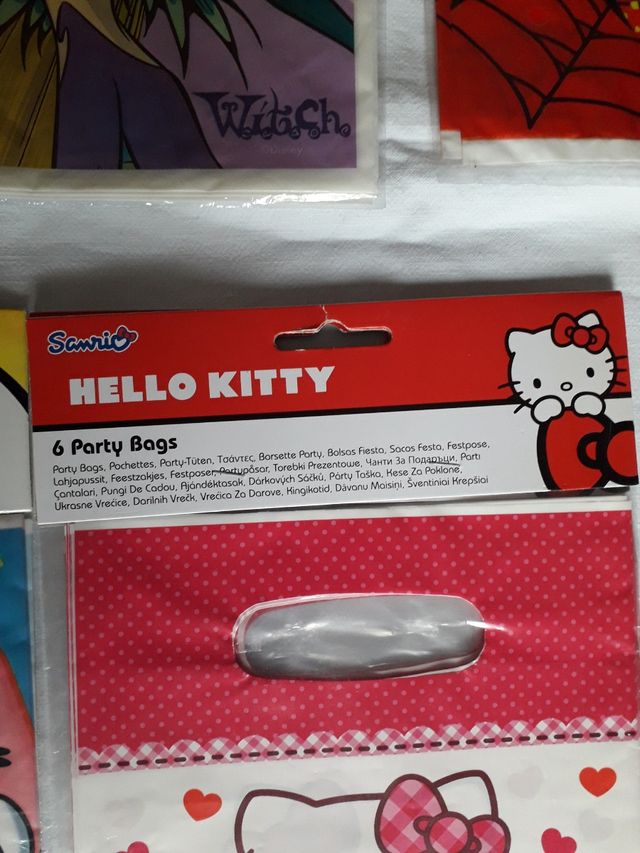 Pack de 6 bolsas infantiles.