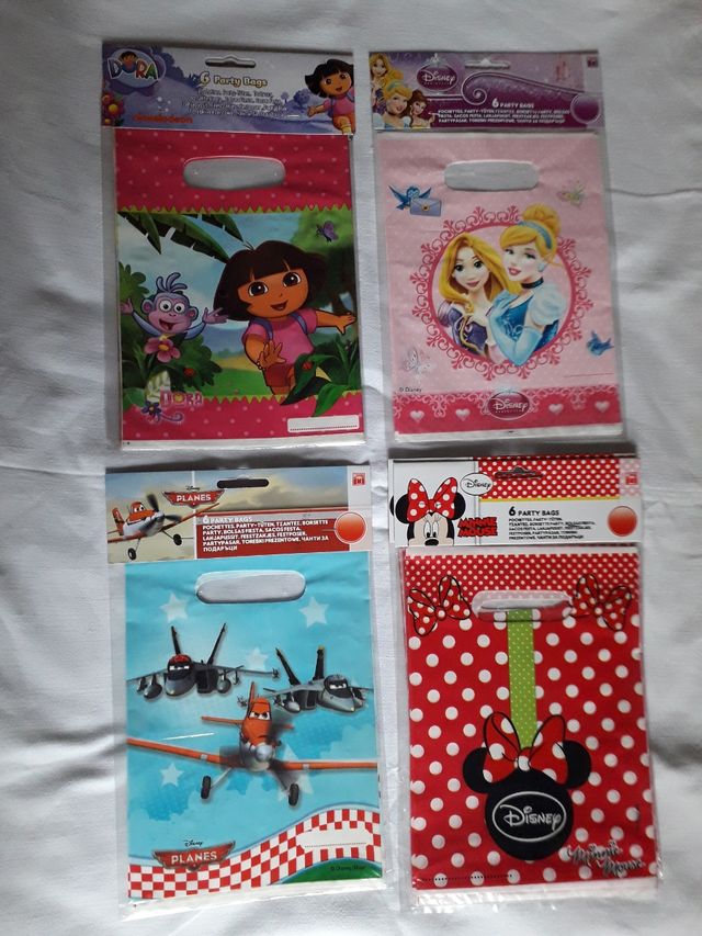 Pack de 6 bolsas infantiles.