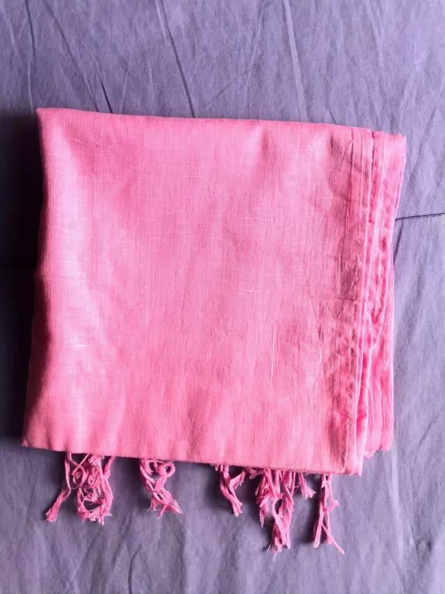 Bufanda pañuelo rosa nuevo