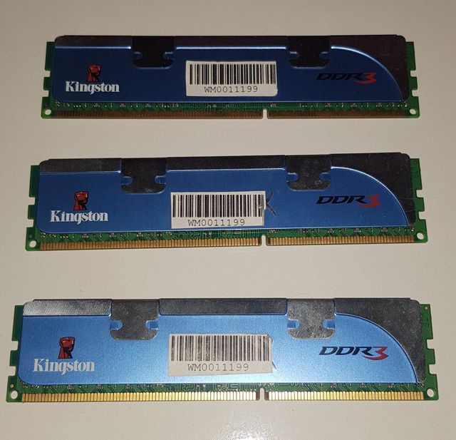Memorias Ram 2gb-6gb 1600Mhz Kingston DDR3 Hyper X