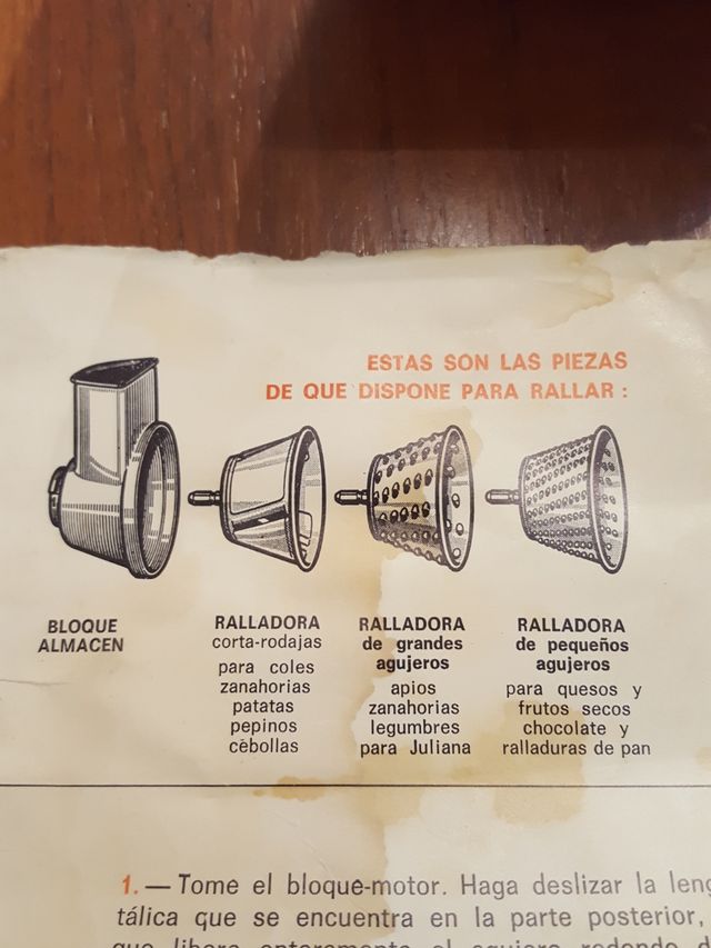 Robot cocina antiguo