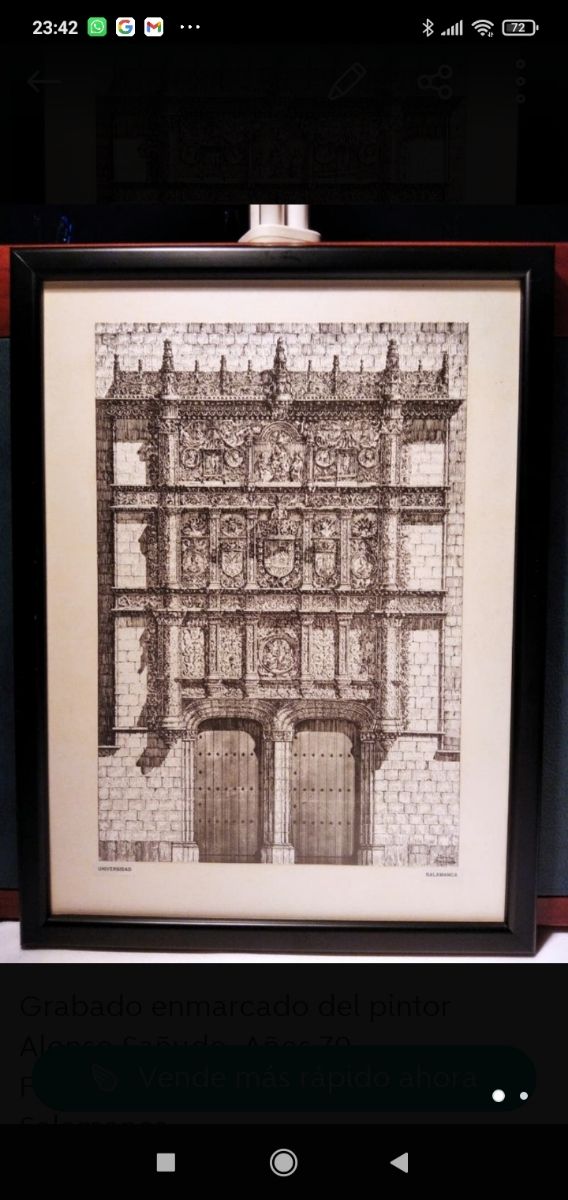 4 incisioni di Salamanca di Alonso Sañudo.