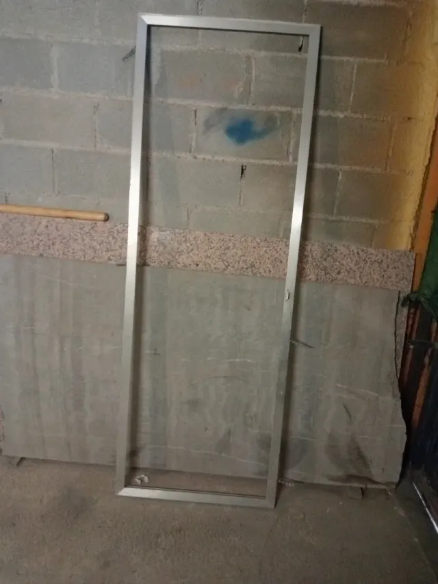 puerta aluminio con cristal