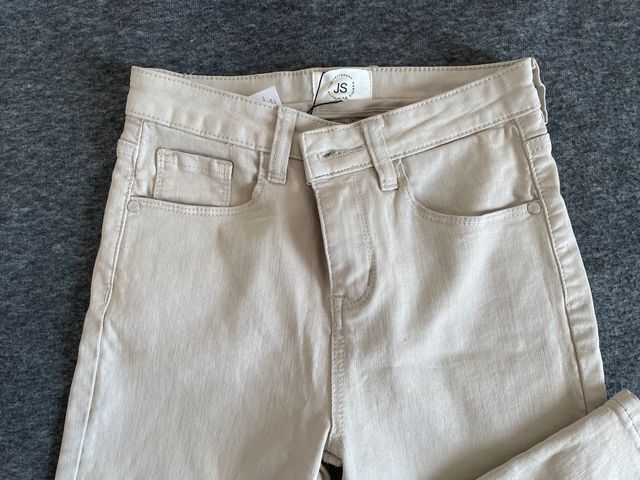 Pantaloni lunghi elasticizzati beige Javier Simorra