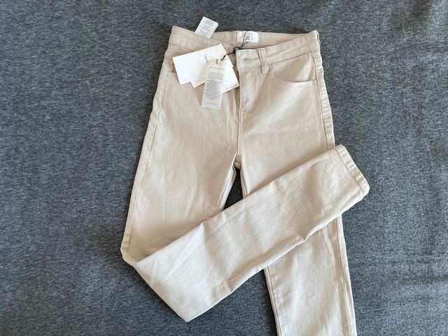 Pantaloni lunghi elasticizzati beige Javier Simorra