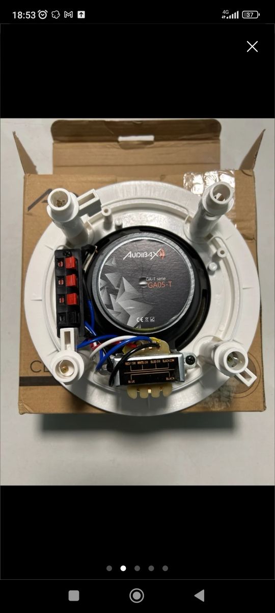 5 Altavoces empotrables techo 6,5"  120V 3-6W