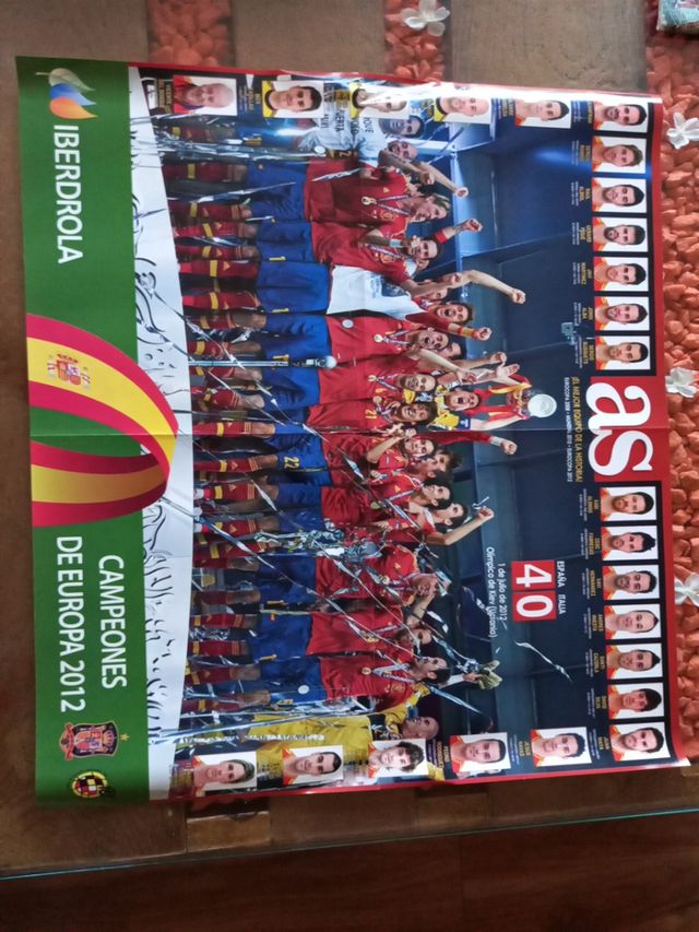 Poster 60cm x 41cm Campione Europeo di Spagna 2012