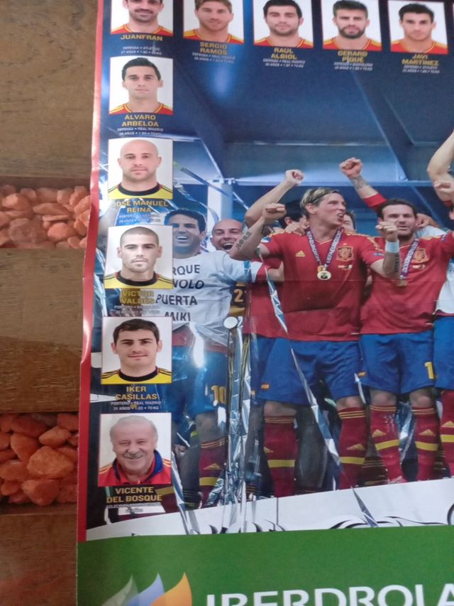 Poster 60cm x 41cm Campione Europeo di Spagna 2012