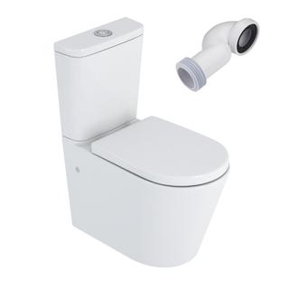 Wc Inodoro Compacto Adosado pared Sistema Rimless