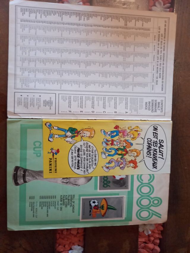 Album di carte collezionabili Panini Mundial 1986, completo