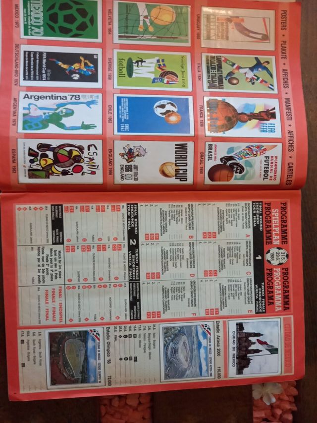 Album di carte collezionabili Panini Mundial 1986, completo