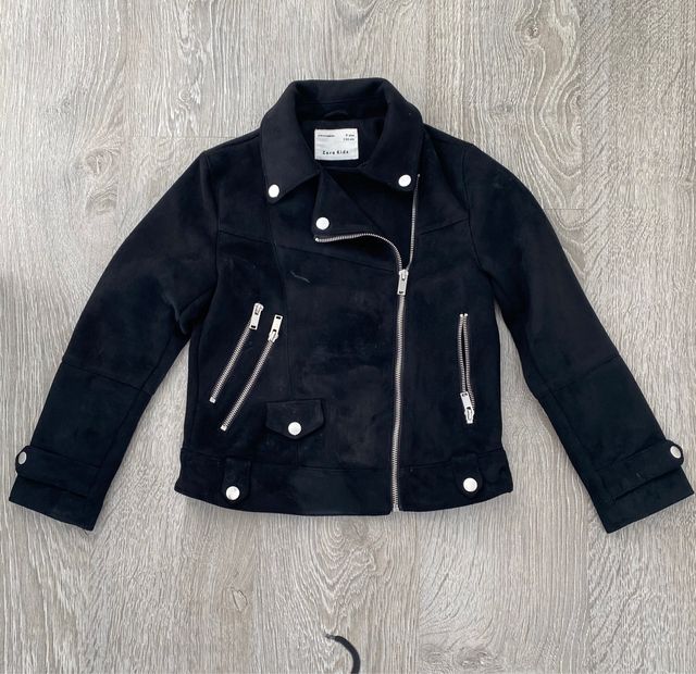 Cazadora tipo ante Zara Kids. Talla 9