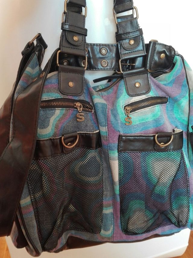 Maxi Bolso Desigual tonos azules