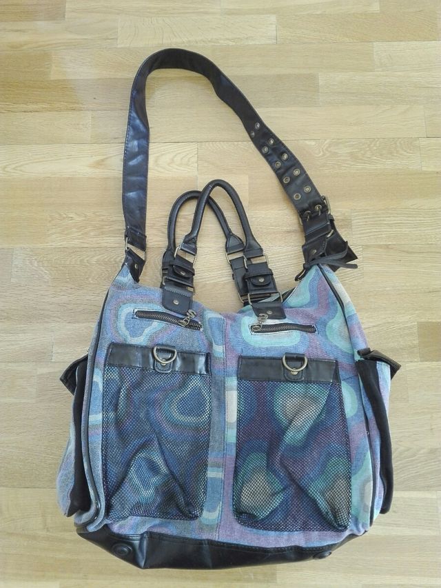 Maxi Bolso Desigual tonos azules