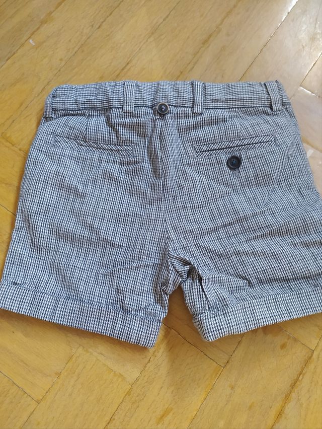 pantalones de cuadros niño Zara 9-12 meses