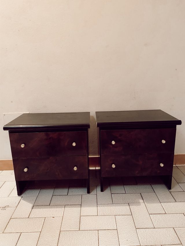 2 Mesitas de noche Vintage x 30€