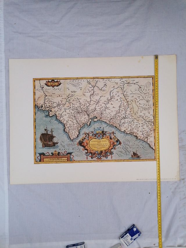 MAPA ANTIGUO REINO DE VALENCIA. 1584