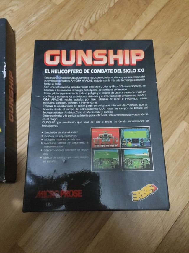 JUEGO GUNSHIP AMSTRAD 