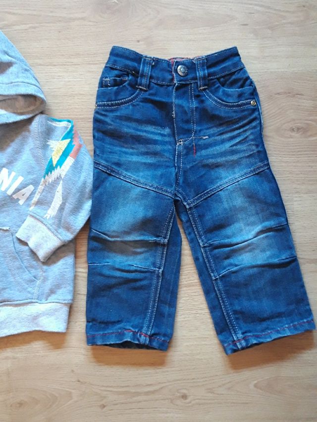 Vaquero y chaqueta niño talla 12/18 meses