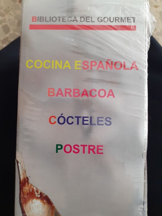 4 libros Biblioteca del Gourmet