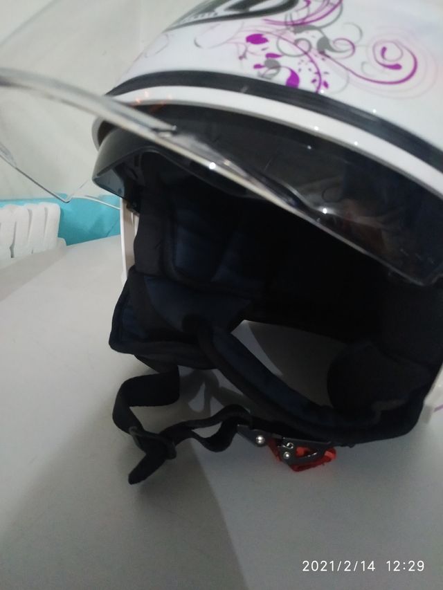 casco de moto mujer