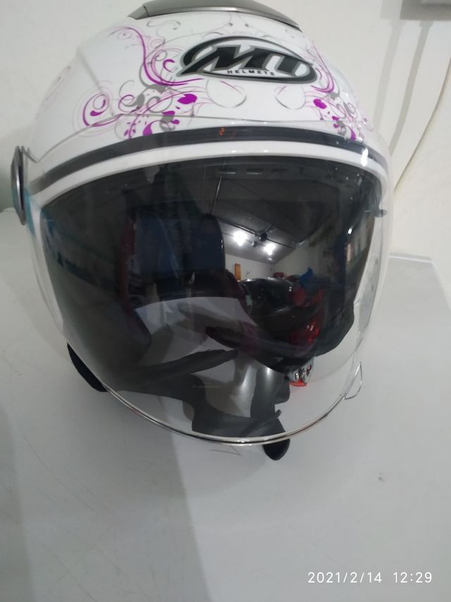casco de moto mujer