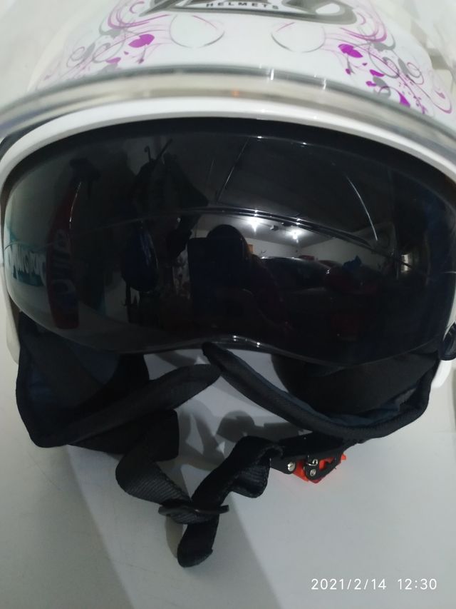casco de moto mujer