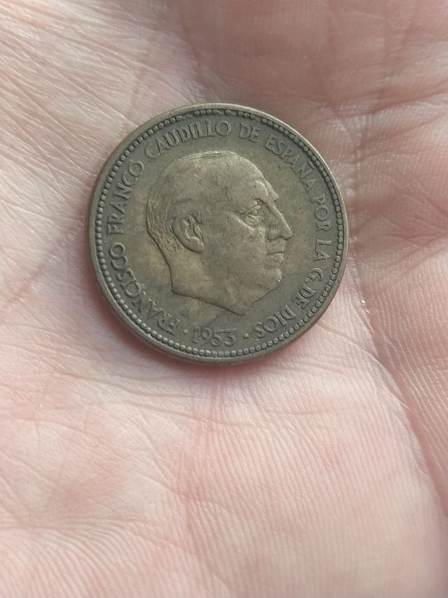 2,5 pesetas Franco 1953.