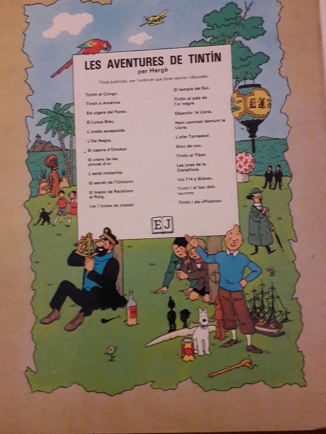 Tintin de coleccionistas 1965