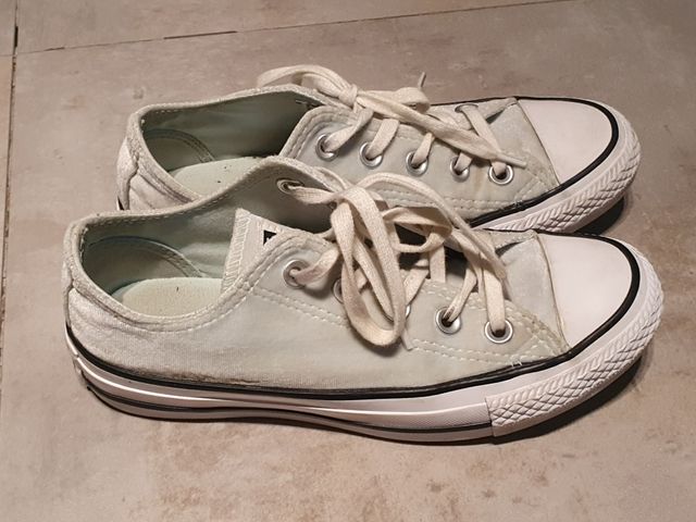 Converse de color mint muy clarito. Talla 35