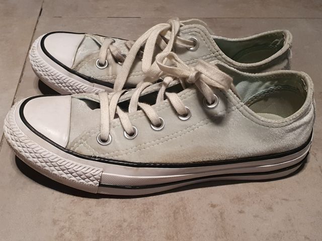 Converse de color mint muy clarito. Talla 35