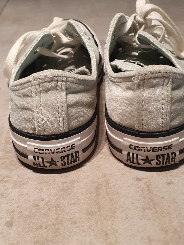 Converse de color mint muy clarito. Talla 35