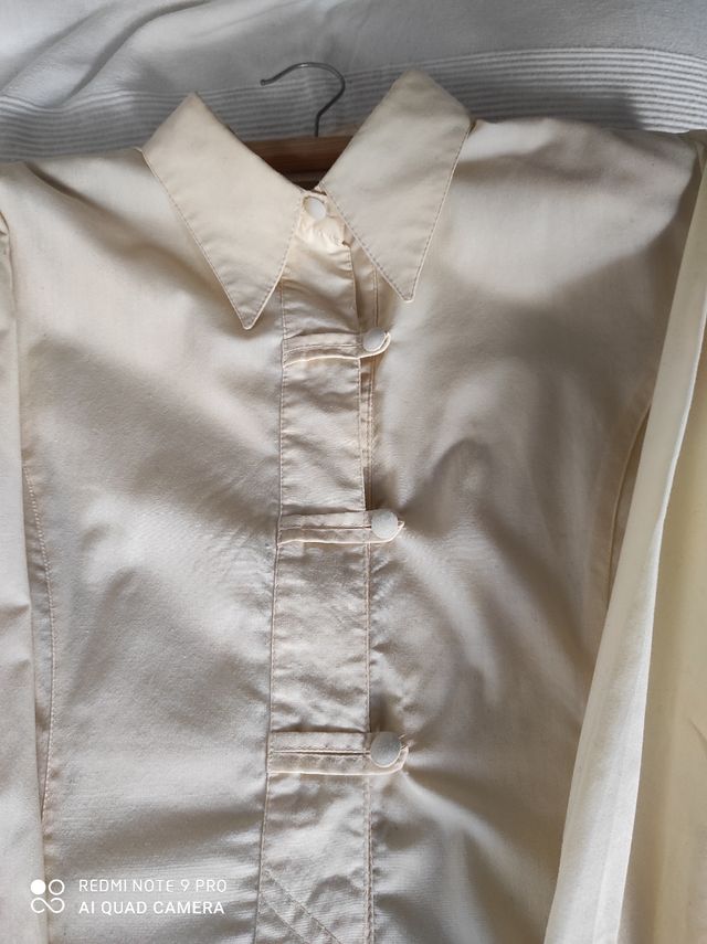 Camisa vintage botones forrados