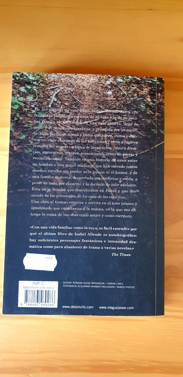 LA SUMA DE LOS DÍAS de ISABEL ALLENDE