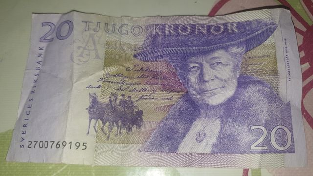 Billete De 20 Tjugo Kronor De Segunda Mano Por 30 EUR En Legan s En billete-de-20-tjugo-kronor-de-segunda-mano-por-30-eur-en-legan-s-en