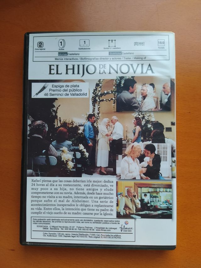 Película el hijo de la novia