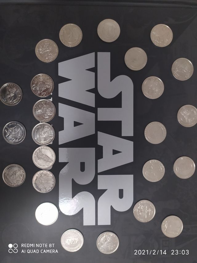 Monedas Star Wars