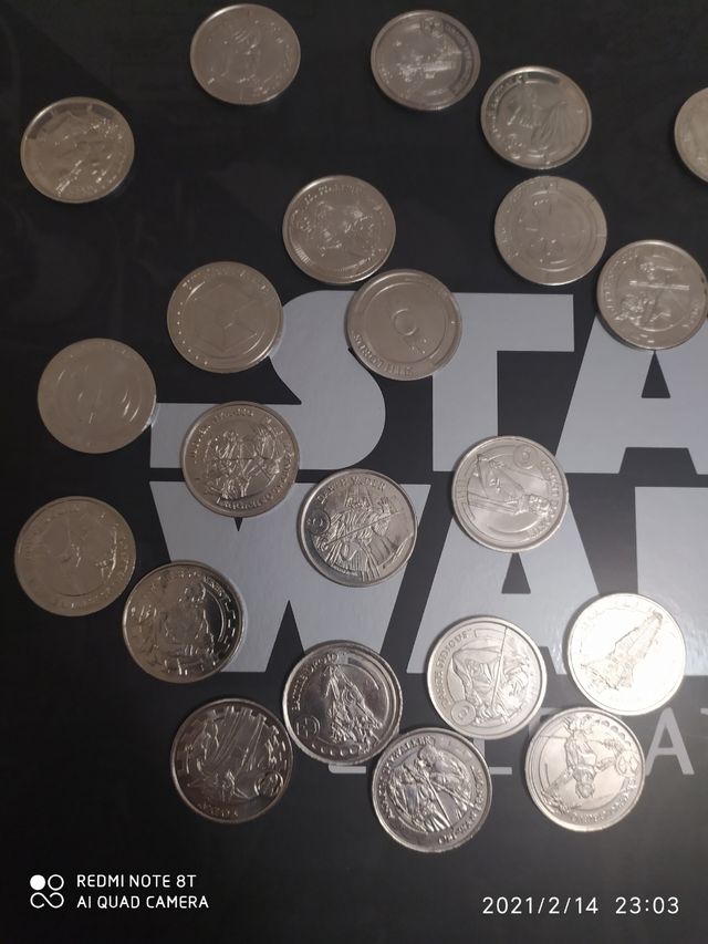 Monedas Star Wars