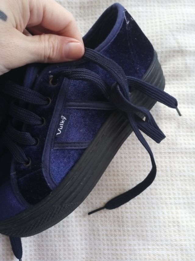 Zapatos de terciopelo talla 34