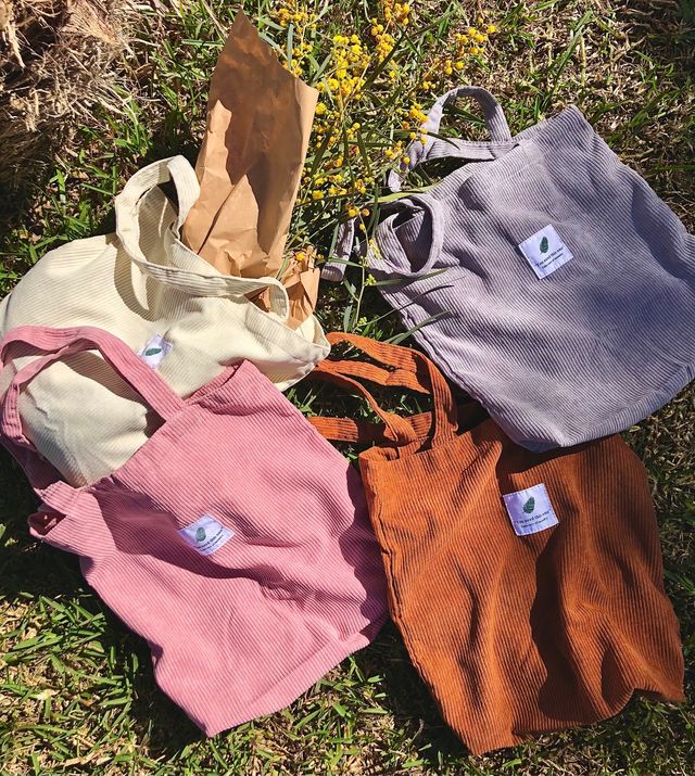 Bolso de pana. Diferentes colores