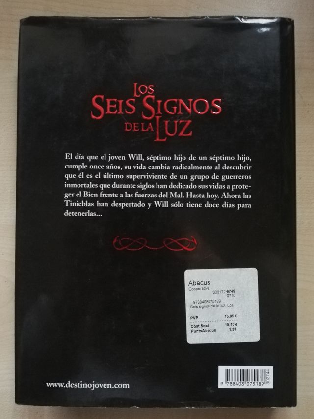 LIBRO: LOS SEIS SIGNOS DE LA LUZ - SUSAN COOPER