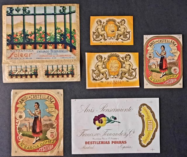 ETIQUETAS ANIS Y MANZANILLA