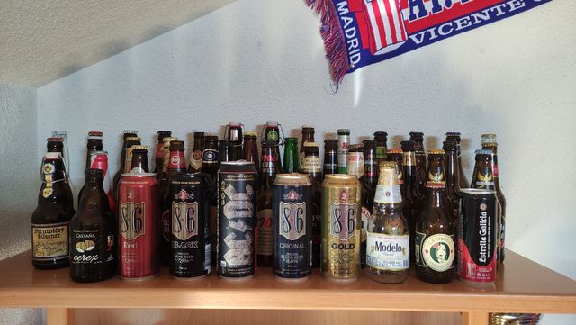 colección de cervezas
