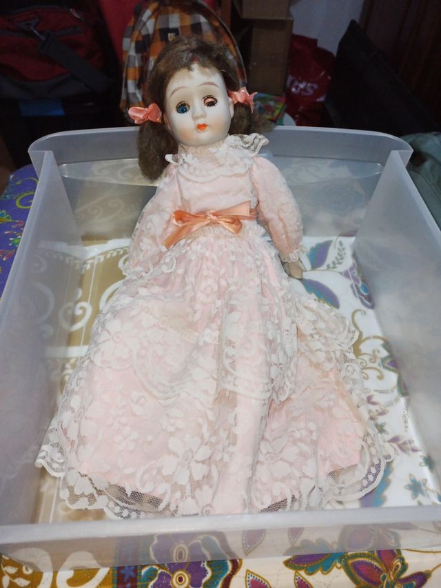 Lote de muñecas de porcelana antiguas