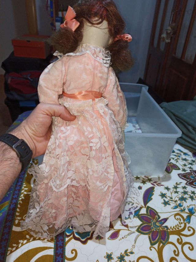 Lote de muñecas de porcelana antiguas