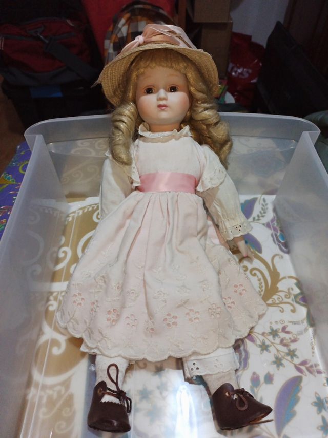 Lote de muñecas de porcelana antiguas