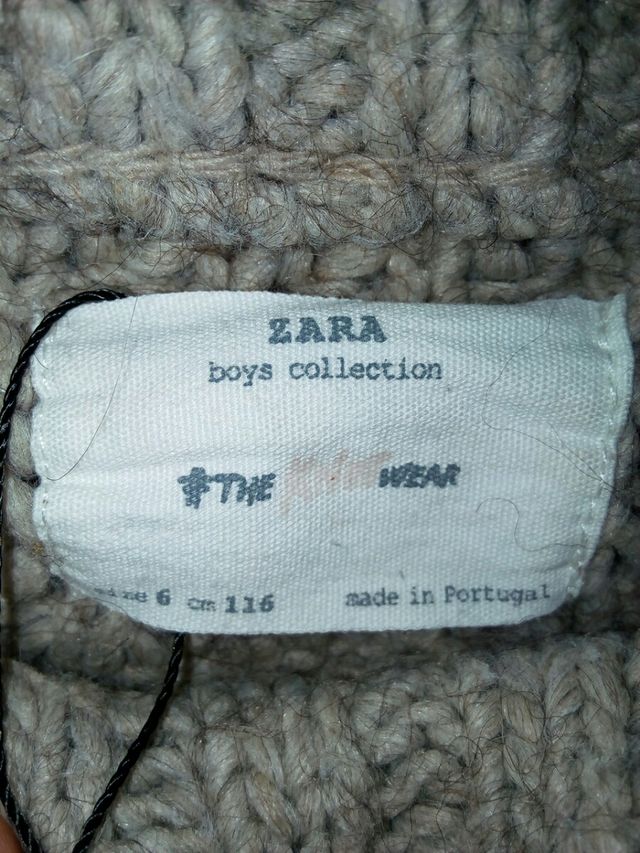 Jersey invierno unisex Zara. Nuevo