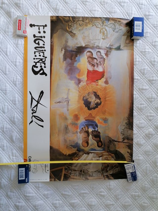SALVADOR DALI FIGUERES. CARTEL. ORIGINAL 1988