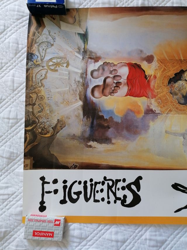 SALVADOR DALI FIGUERES. CARTEL. ORIGINAL 1988