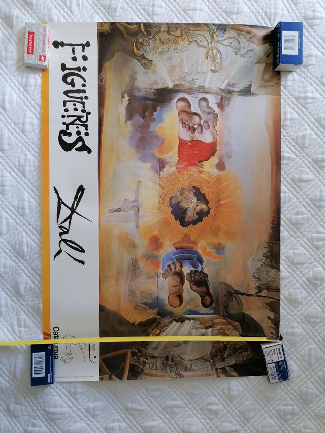SALVADOR DALI FIGUERES. CARTEL. ORIGINAL 1988